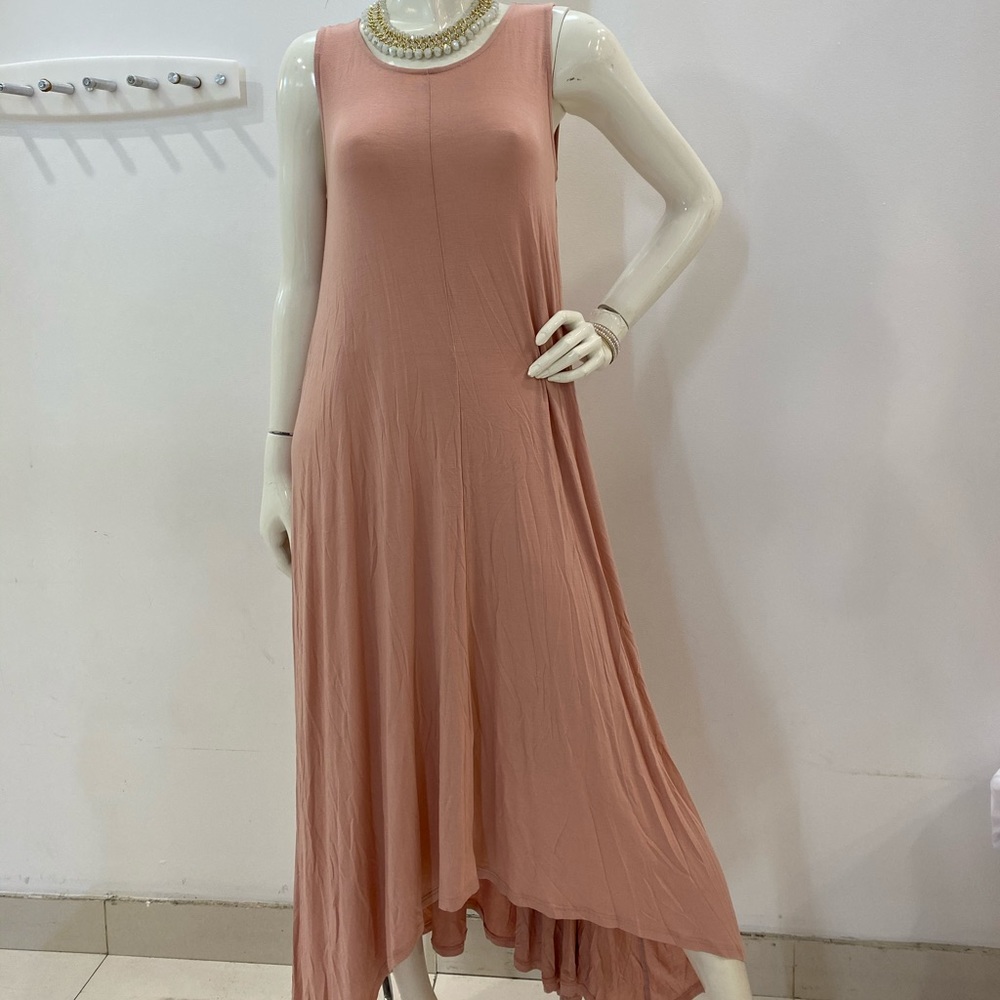 Tunic / dress soft pink size S made in the USA
